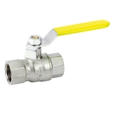 Кран газовий кульовий Idrosanitaria Bonomi MISSUORI GAS Ø1 1/2" ВВ сталева ручка (79500111)