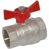 Кран кульовий Idrosanitaria Bonomi TAMIGI Ø3/4" ВВ PN40  –10°C/+120°C "метелик" (76020006R)