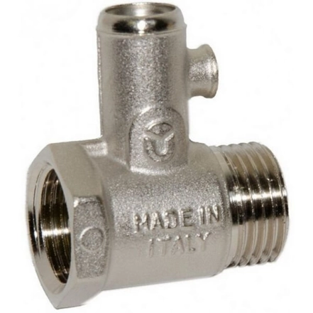 Запобіжний клапан для бойлера  Ø1/2"  (відкривання 8,0 bar)  Idrosanitaria Bonomi (36360004)