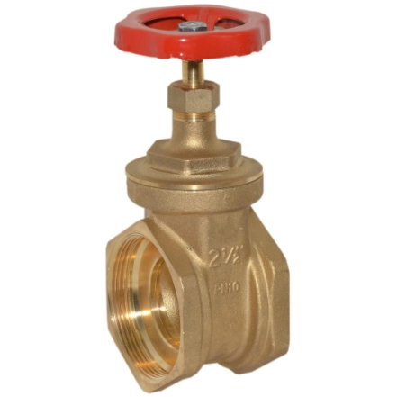 Засувка латунна Idrosanitaria Bonomi Ø2 1/2" ВВ PN10 (52300015)