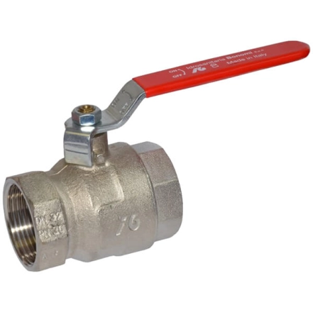 Кран шаровой Idrosanitaria Bonomi TAMIGI Ø1 1/4" ВВ PN30 -10°C/+120°C стальная ручка (76000110R / 76110110R)