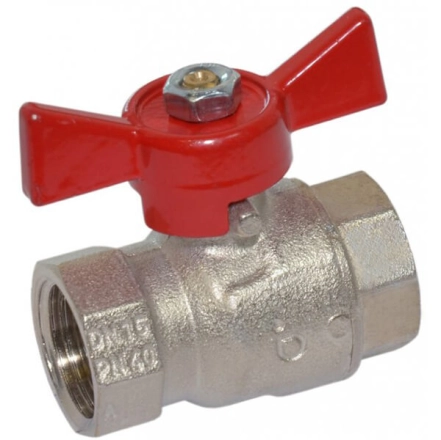Кран шаровой Idrosanitaria Bonomi TAMIGI Ø1/2" ВВ PN40 -10°C/+120°C "бабочка" (76020004R)