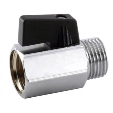Кран мини шаровой Idrosanitaria Bonomi NIAGARA Ø1/2" ВН 10 bar -10/+90°C (77200004)