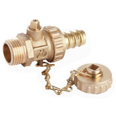 Кран сливной Idrosanitaria Bonomi Ø1/2" PN25 0/+90°C (77560004)