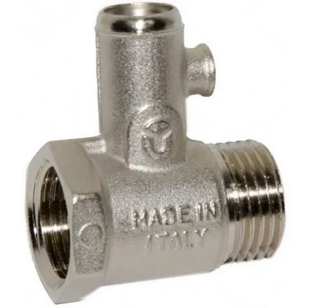Запобіжний клапан для бойлера  Ø1/2"  (відкривання 8,0 bar)  Idrosanitaria Bonomi (36360004)