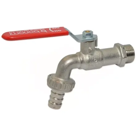 Кран поливочный шаровой Idrosanitaria Bonomi ARNO Ø1/2" стальная ручка (73000104R)