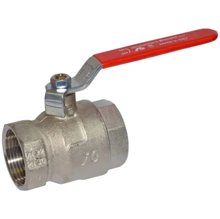 Кран кульовий Idrosanitaria Bonomi TAMIGI Ø1 1/4" ВВ PN30 –10°C/+120°C сталева ручка (76000110R / 76110110R)