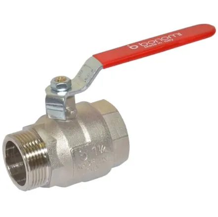 Кран шаровой Idrosanitaria BonomiTAMIGI Ø1 1/4" ВН PN30 -10°C/+120°C стальная ручка (76050110R)