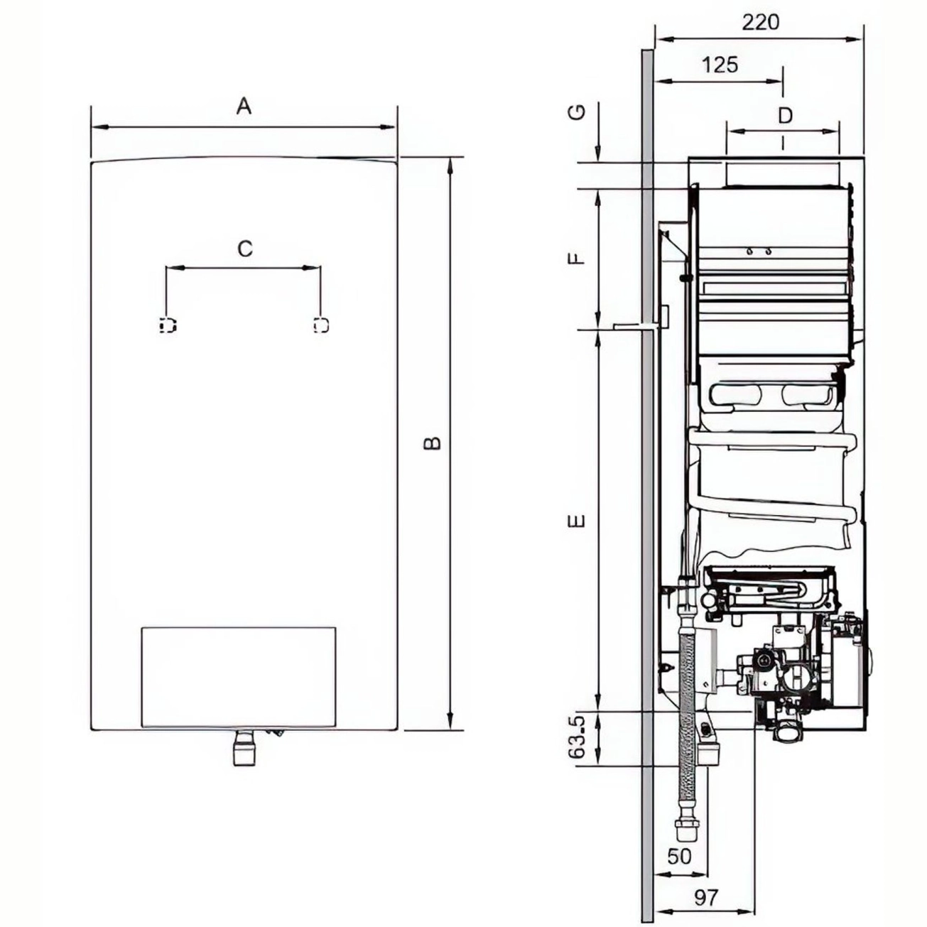 Газовая колонка Bosch Therm 4000 O WR 15-2 B Фото - 3