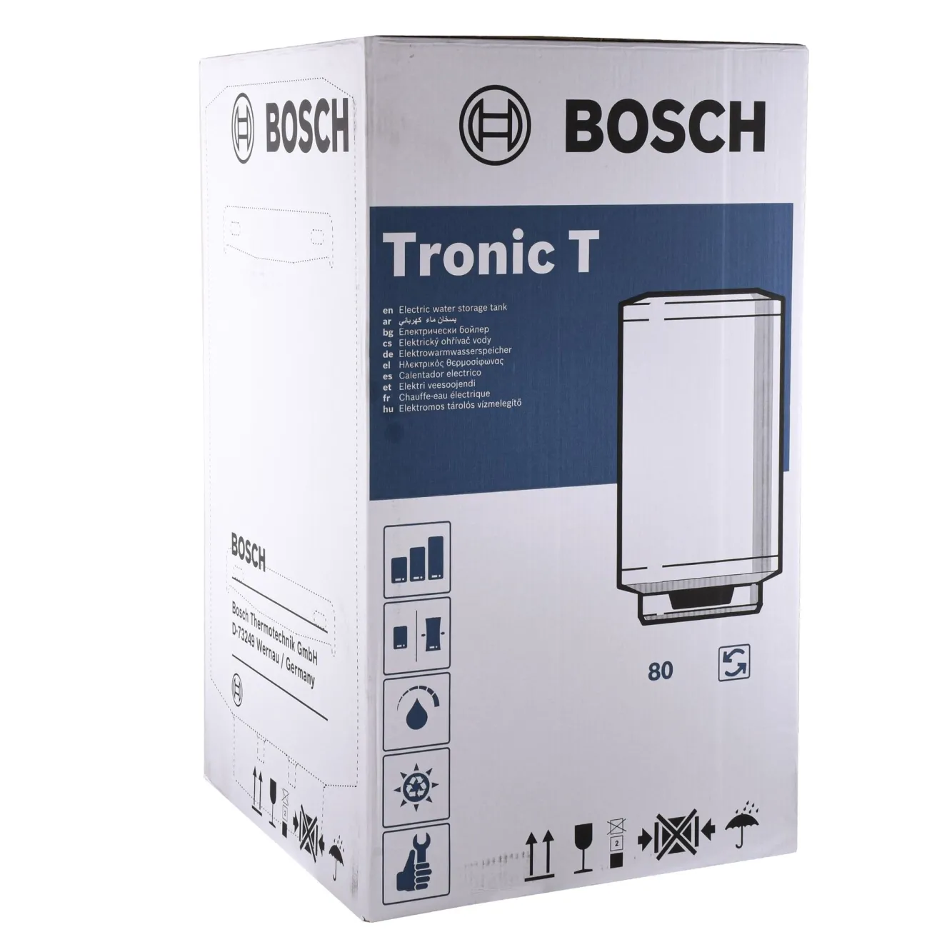 Водонагрівач електричний Bosch Tronic 8000 T ES 080-5 2000W сухий ТЕН, електронне керування Фото - 4