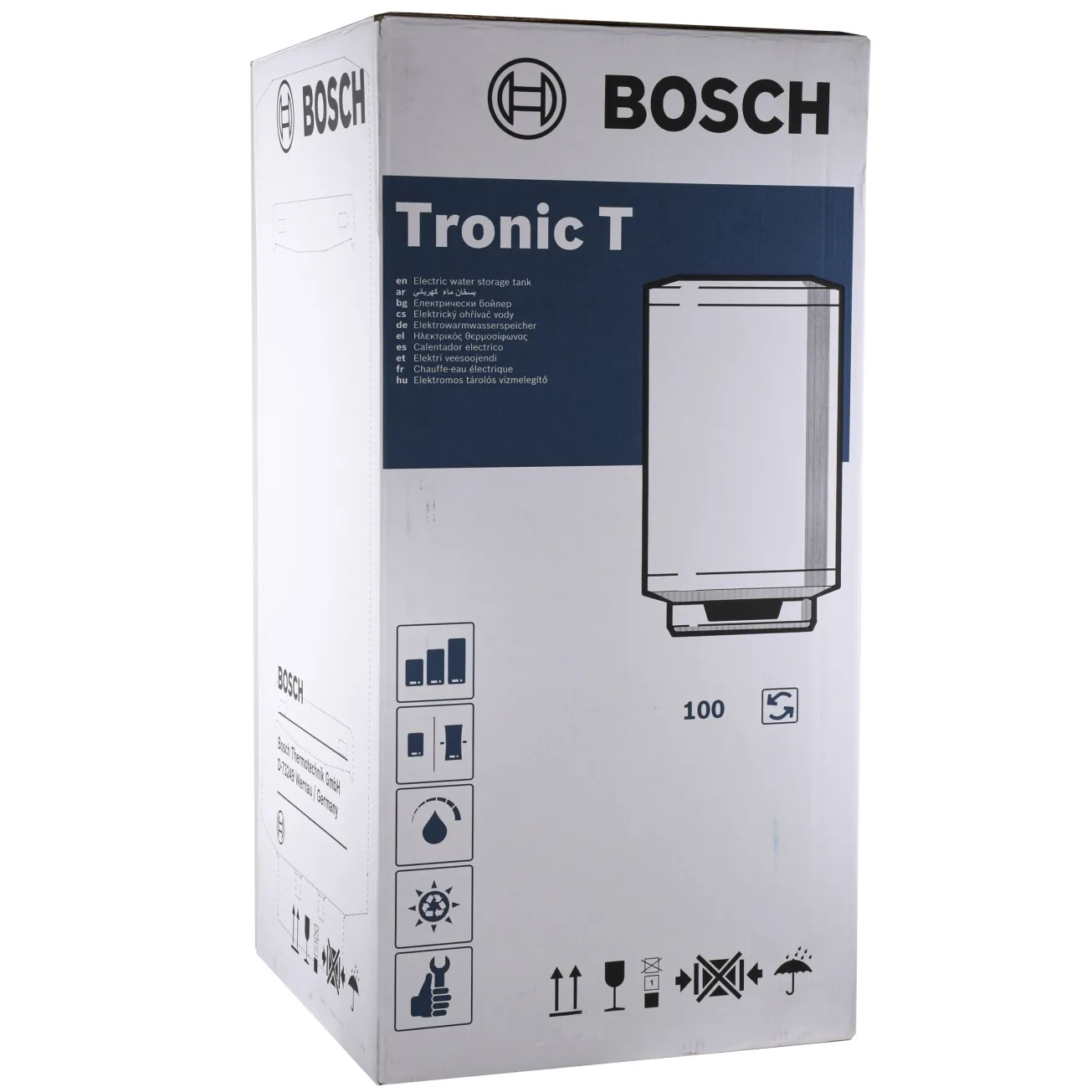 Водонагреватель электрический Bosch Tronic 8000 T ES 100-5 2000W сухой ТЭН, электронное управление Фото - 4