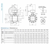 Кран кульовий фланцевий Brandoni (високоміцний чавун)  NBR  -10/+100°C DN150 Фото - 2