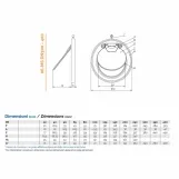 Міжфланцевий зворотний клапан Brandoni NBR M6.430  із заслінкою, із пружиною DN65 (M6.43006525A) Фото - 2