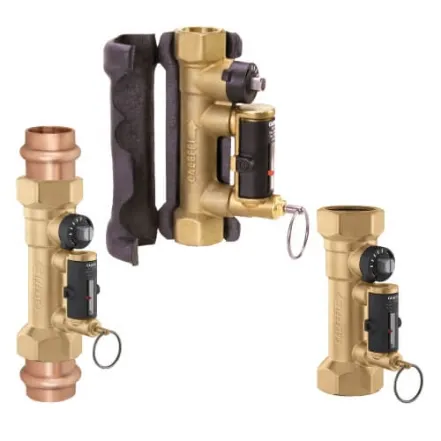 Балансировочный клапан с расходомером Caleffi Ø1 1/4"  20-70 l/min -10/+110°C 10 bar (132702)