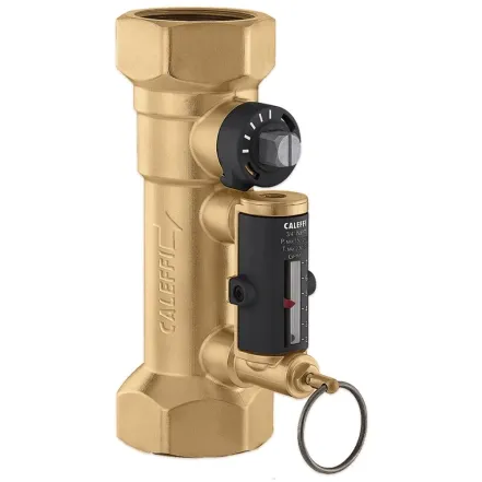 Балансувальний клапан з витратоміром Caleffi Ø1 1/2"  30-120 l/min  -10/+110°C  10 bar (132802)