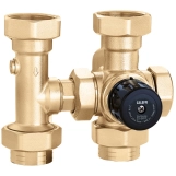 Термостатичний змішувальний клапан Caleffi Ø1" х 1 1/2"  25÷55°C  10 bar (163001)