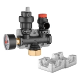 Группа безопасности котла композит/латунь Caleffi Ø1" 50 kW 5÷90°C