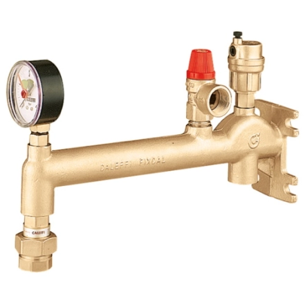 Настінна група безпеки котла в зборі Caleffi Ø3/4" 50 kW 110°C