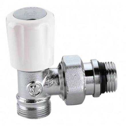 Кран-термостат радіаторний універсальний  М23 х 1,5 x 1/2"  кутовий  10 bar  Caleffi (338402)