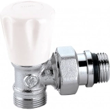 Кран радиаторный Caleffi М23 x 1,5 х 1/2" угловой 10 bar (340402)