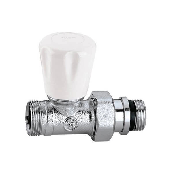 Кран радіаторний Caleffi  М23 х 1,5 x 1/2" прямий 10 bar (341402)