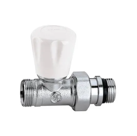 Кран радиаторный Caleffi М23 х 1,5 x 1/2" прямой 10 bar (341402)