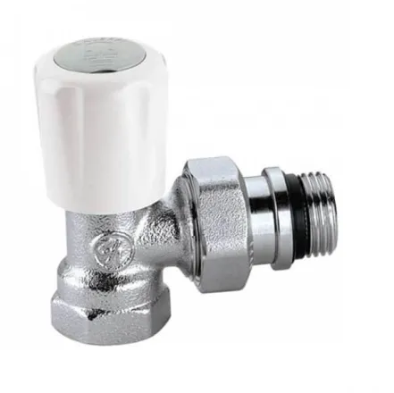 Кран-термостат радіаторний універсальний Ø1/2" кутовий 10 bar Caleffi (401402)
