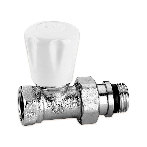 Кран радіаторний Ø1/2" прямий  10 bar  Caleffi (412402)