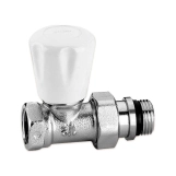 Кран радіаторний Ø1/2" прямий  10 bar  Caleffi (412402)