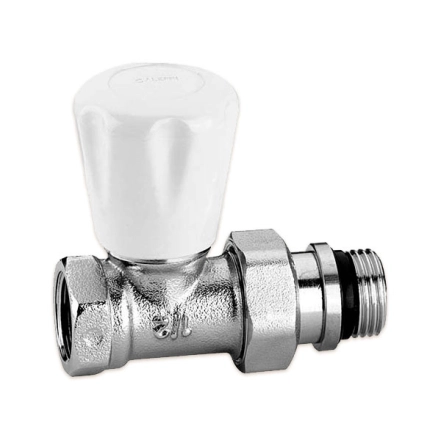 Кран радиаторный Ø1/2" прямой 10 bar Caleffi (412402)