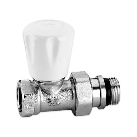 Кран радиаторный Ø1/2" прямой 10 bar Caleffi (412402)