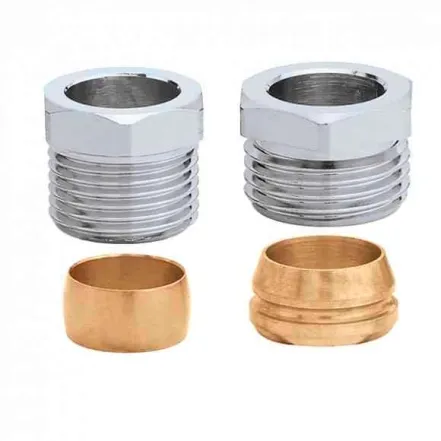 Компресійний фітинг двоконусний  Ø1/2" x Ø15  Caleffi (441415)