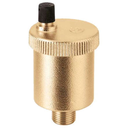 Повітровідвідник Caleffi MINICAL автоматичний вертикальний  Ø1/2" З 10 bar 120°C 