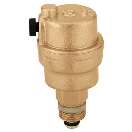 Воздухоотводчик Caleffi ROBOCAL автоматический вертикальный + клапан Ø1/2" С 110°C 10 bar