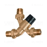 Змішувач-термостат Caleffi Ø1"  з налаштуванням  35÷65 °C  Kv=3,0 m³/h (520060)