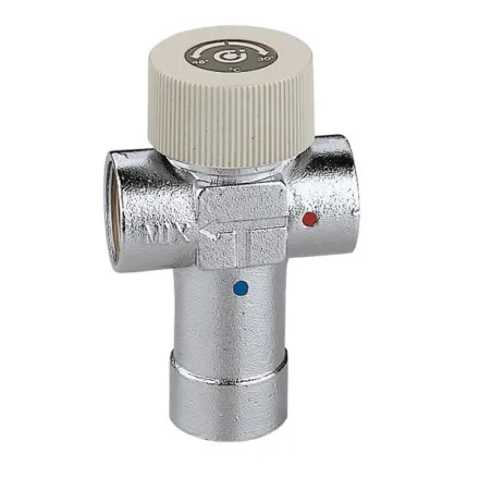 Смеситель-термостат Caleffi Ø1" с настройкой 40÷60 °C Kv=2,75 m³/h (520640)