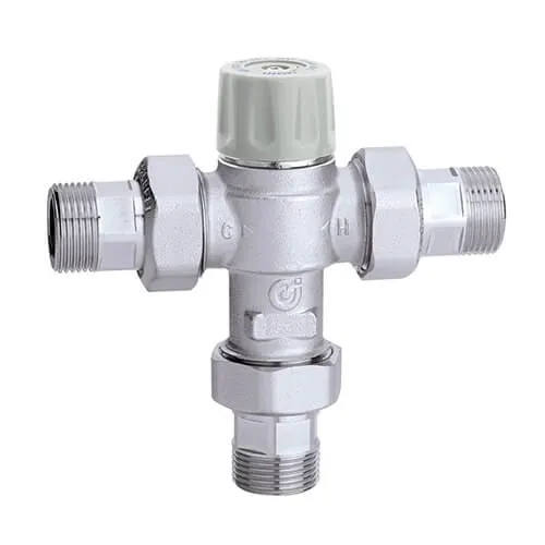 Смеситель-термостат (защита от ожога) Caleffi Ø3/4" с настройкой 30÷50 °C Kv=1,85 (m³/h) (521713)