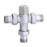 Смеситель-термостат (защита от ожога) Caleffi Ø3/4" с настройкой 30÷50 °C Kv=1,85 (m³/h) (521713)