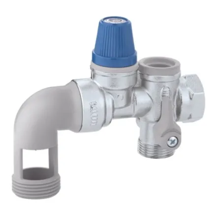 Установка запобіжна для бойлера горизонтальна  Ø3/4"  7 bar   Caleffi (526153)