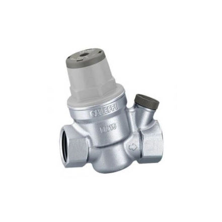 Редуктор зниження тиску з отвором для манометру Caleffi Ø3/4" (хром) Max. 16 bar, 1÷5,5 bar 80°С
