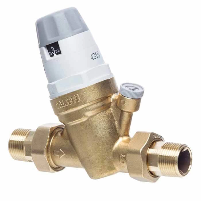Редуктор понижения давления со шкалой Caleffi Ø1" (латунь), Max. 25 bar 1÷6 bar 40°C