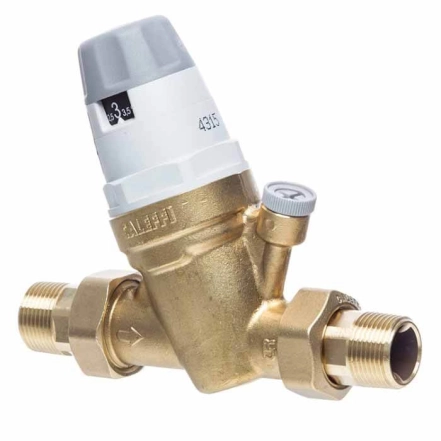 Редуктор понижения давления со шкалой Caleffi Ø1" (латунь), Max. 25 bar 1÷6 bar 40°C
