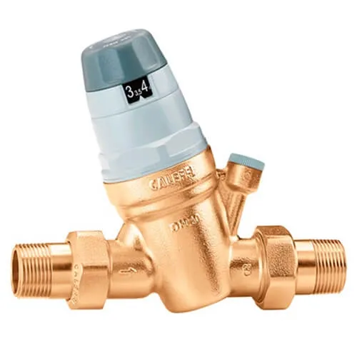 Редуктор понижения давления со шкалой Caleffi Ø1 1/2" (латунь), Max. 25 bar 1÷6 bar 40 °C
