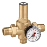Редуктор зниження тиску з  манометром Caleffi Ø3/4" Max. 25 bar  0,5÷6 bar  80°C