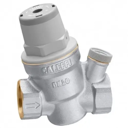 Редуктор зниження тиску з отвором для  манометру Caleffi Ø1/2", Мax. 25 bar  0,5÷6 bar  80°С