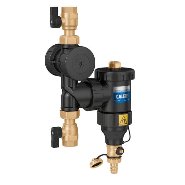 Мультифункциональный дешламатор Caleffi DIRTMAGPLUS® Ø3/4" с фильтром 0-90°C 3 bar