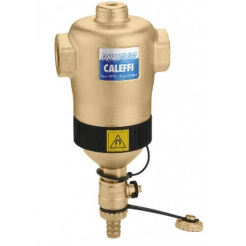 Дешламатор з магнітом горизонтальний Caleffi DIRTCAL®  Ø1 1/4" ВВ  0÷110°C  10 bar 