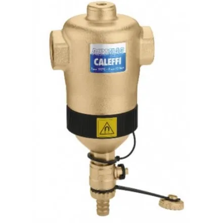 Дешламатор з магнітом горизонтальний Caleffi DIRTCAL®  Ø1 1/2" ВВ  0÷110°C