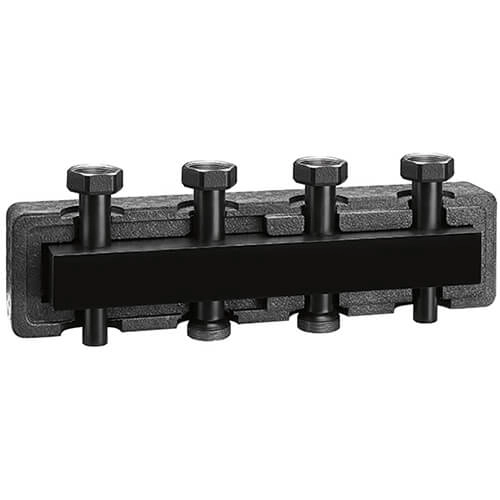 Сталевий колектор в ізоляціїї Caleffi Ø1 1/2" З x 1 1/2" В