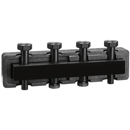 Сталевий колектор в ізоляціїї Caleffi Ø1 1/2" З x 1 1/2" В